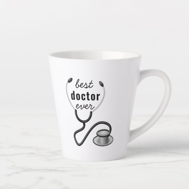 Best Doctor Ever Appreciation Thank You Doctor Latte Mug (Right)