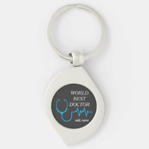 Best Doctor Ever Appreciation World’s Greatest Doc Key Ring