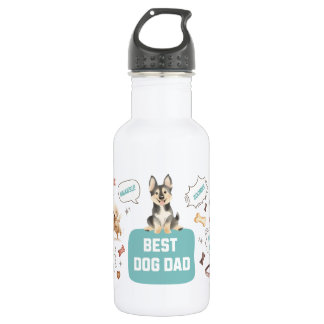 Best Dog Dad 532 Ml Water Bottle