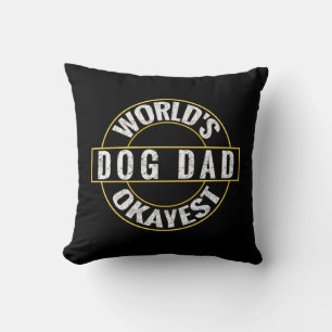 Best Dog Dad Cushion