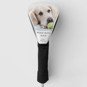 Best Dog Dad Custom Photo Personalised Golf Head Cover