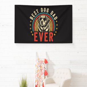 Best Dog Dad Ever Banner
