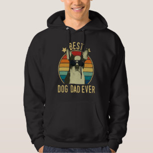 Best Dog Dad Ever Boston Terrier Father Day Hoodie
