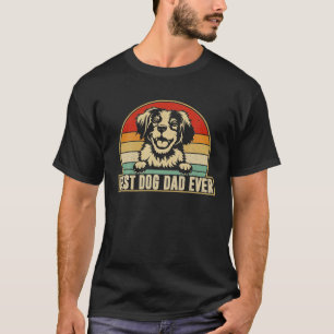 Best Dog Dad Ever Brittany Daddy Dog Lover Owner T-Shirt