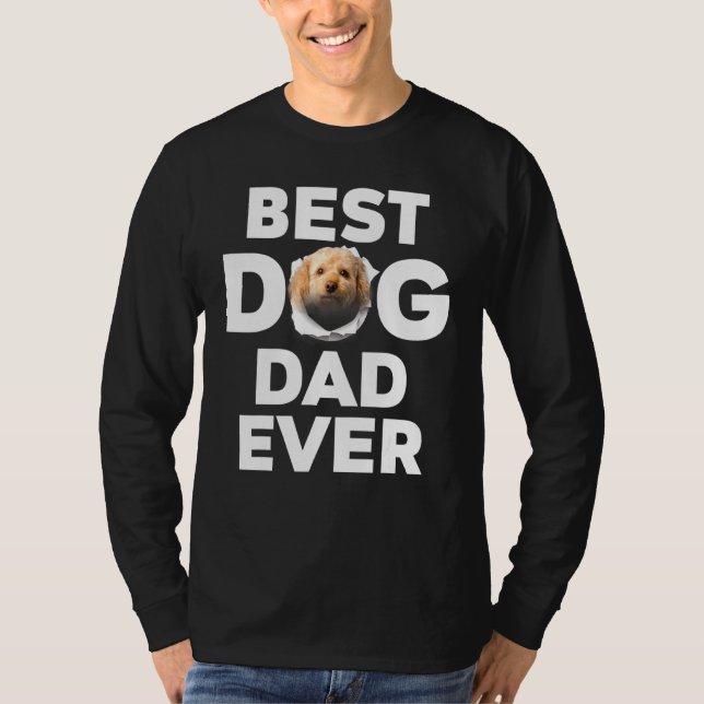 Best Dog Dad Ever Cavapoo T-Shirt (Front)