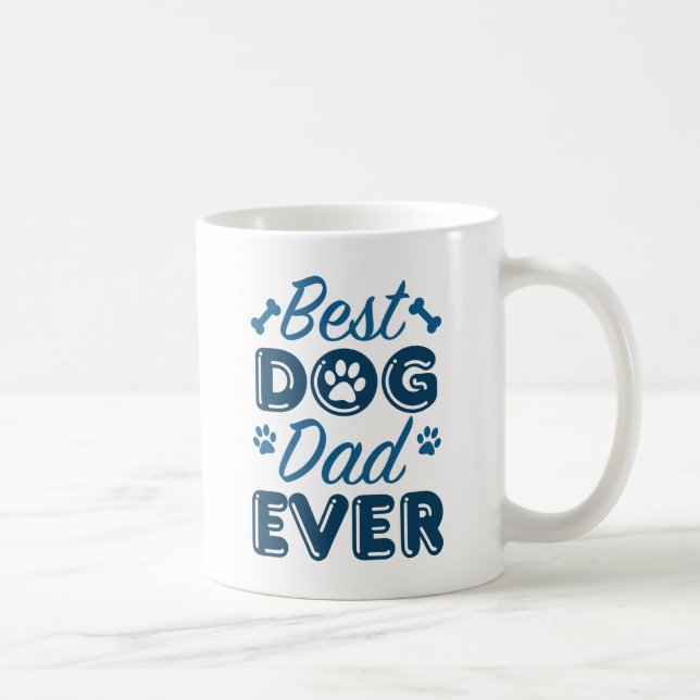 Best Dog Dad Ever Coffee Mug (Right)