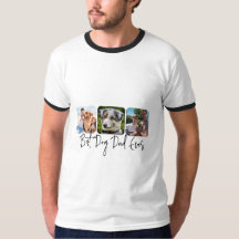 Best Dog Dad Ever - Custom 3-Photo Collage