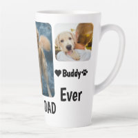 Best Dog Dad Ever Custom Modern Photo and Dog Name