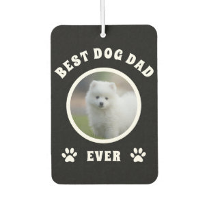 Best Dog Dad Ever Custom Photo Personalised Car Air Freshener