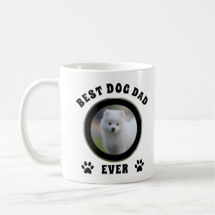 Best Dog Dad Ever Custom Photo Personalised Coffee Mug