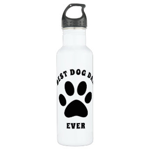 Best Dog Dad Ever Custom Text Personalised 710 Ml Water Bottle