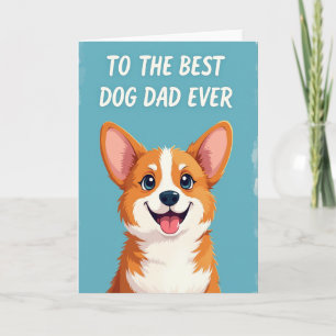 Best Dog Dad Ever Design Card