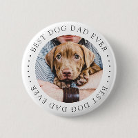 Best Dog Dad Ever Elegant Simple Custom Photo