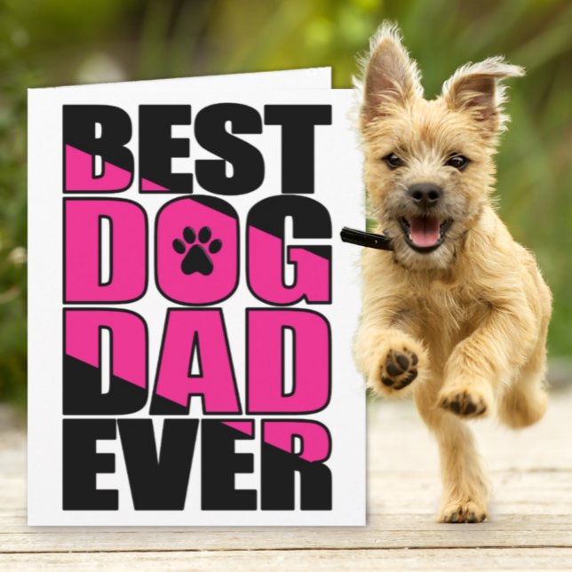 Best Dog Dad Ever Father’s Day Card (Creator Uploaded)