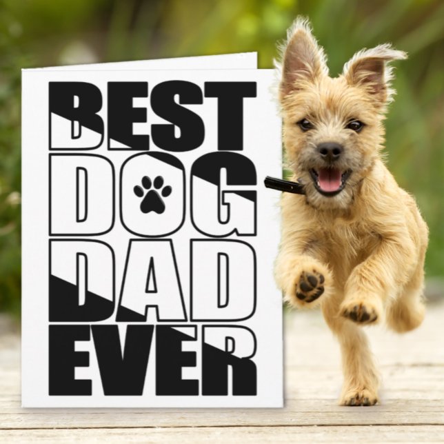 Best Dog Dad Ever Father’s Day Card (Creator Uploaded)