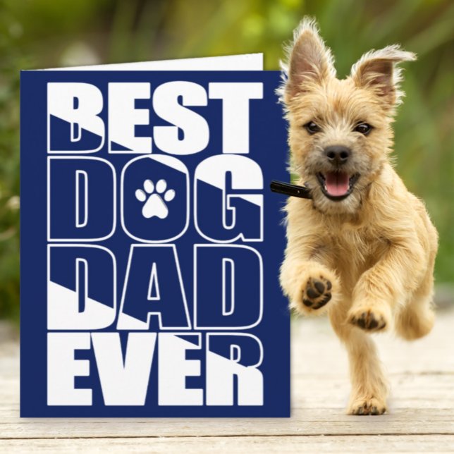 Best Dog Dad Ever Father’s Day Card (Creator Uploaded)