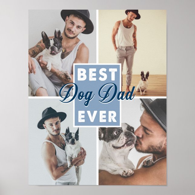 Best Dog Dad Ever Father's Day Best Dog Ever Poster (Front)