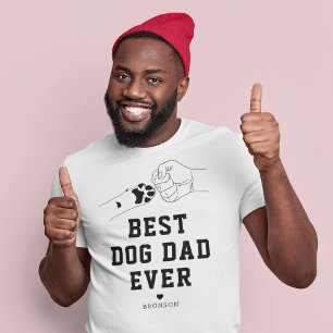 Best Dog Dad Ever Fist Pump T-Shirt