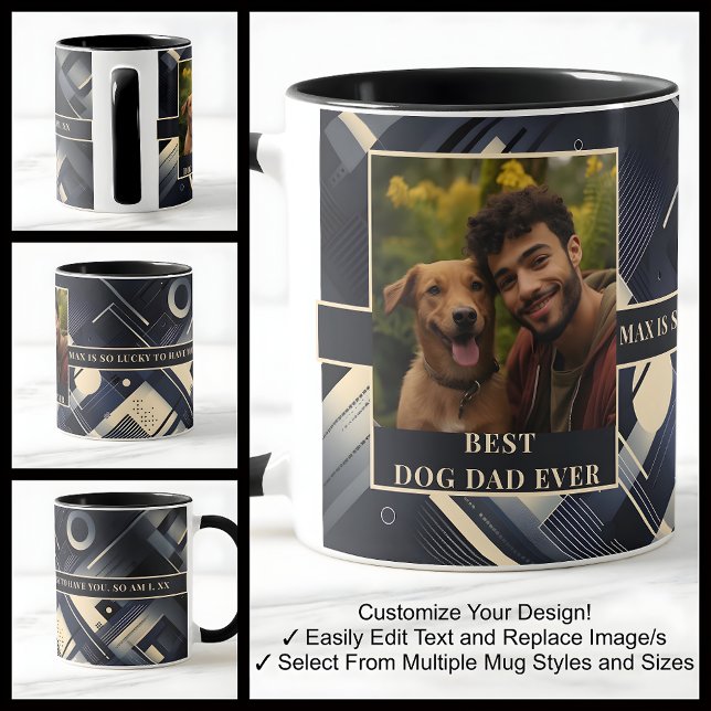 Best Dog Dad Ever For Him Photo Mug 011 (Creator Uploaded)