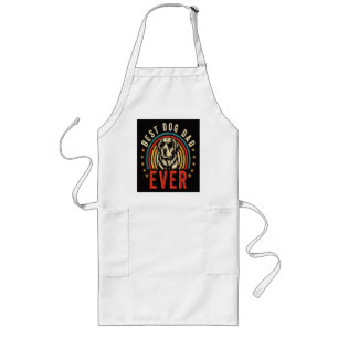 Best Dog Dad Ever Long Apron