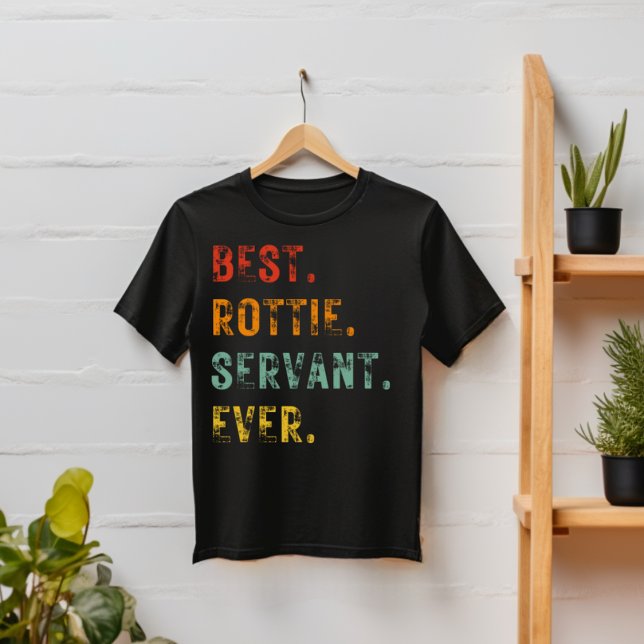 Best Dog Dad Ever Mens Rottie Servant T-Shirt (Creator Uploaded)