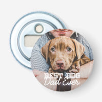 Best Dog Dad Ever Modern Custom Pet Photo