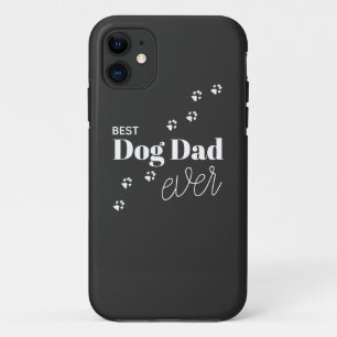 Best Dog Dad Ever Pawprint  Case-Mate iPhone Case