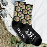 Best Dog Dad Ever Personalised Pet Photo Socks<br><div class="desc">Best Dog Dad Ever! Surprise the dog lover whether its a birthday, Fathers day or Christmas with these super cute pet photo all over print socks. They'll be a favourite of all dog lovers, and dog dads. Customise these dog photo socks with your pups favourite photo. COPYRIGHT © 2022 Judy...</div>