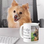 Best Dog Dad Ever Personalised Photo Coffee Mug<br><div class="desc">Give the best dog dad ever a fun gift with this custom photo mug. Easily personalise with a favourite photograph of his dog(s). You can personalise "This Coffee Belongs to" to his favourite hot beverage (e.g., tea, drink, etc.) and "Best Dog Dad Ever" to something similar in length. You can...</div>