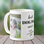Best Dog Dad Ever Personalised Photos Coffee Mug<br><div class="desc">Celebrate the best dog dad ever with this personalised mug. You can easily add two photos of your dog(s),  name(s) and year.</div>