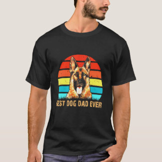 Best Dog Dad Ever Pet  Dog Dad  Fathers Day T-Shirt