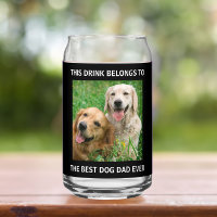 Best Dog Dad Ever Photo Black