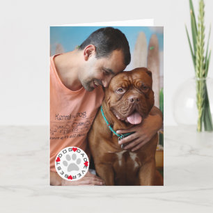 Best Dog Dad Ever Photo Card
