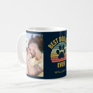 Best Dog Dad Ever Photo Collage Coffee Mug Cup