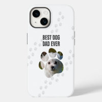 Best Dog Dad Ever Photo Paw Print