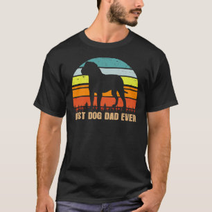 Best Dog Dad Ever Rottweiler Lover T-Shirt