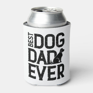 Best Dog Dad Ever T-Shirt Design (3) Can Cooler