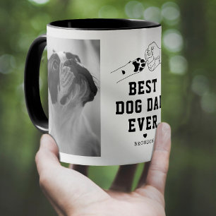 Best Dog Dad Ever Two Photo Mug