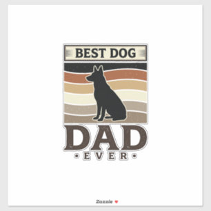 Best Dog Dad Ever Vintage Dog Lover Design_1