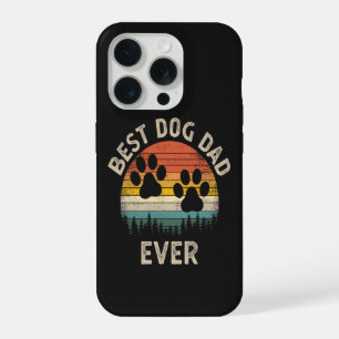 Best Dog Dad Ever Vintage iPhone 15 Pro Case
