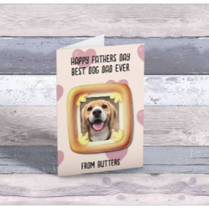Best Dog Dad Fathers Day Card