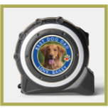 Best Dog Dad Photo Paw Prints Blue 1<br><div class="desc">What better to encourage and inspire Dad in all his many tasks for the family, then this wonderful tape measure with such a personal photo and special message. Makes a great (and functional) gift for many occasions -- from Father's Day to Christmas to Birthdays -- and all in between. If...</div>