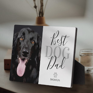 Best Dog Dad Photo Plaque