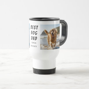 Best Dog Dad Photo Travel Mug