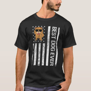 Best Dog Ever American USA Flag Funny Chow Chow Do T-Shirt