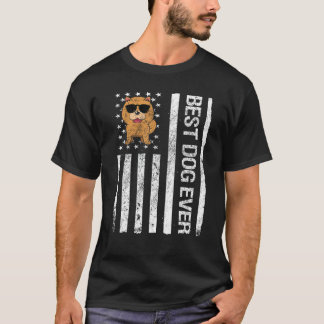 Best Dog Ever American USA Flag Funny Chow Chow Do T-Shirt