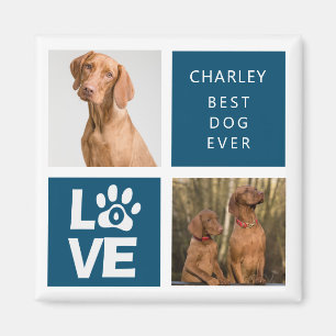 Best Dog Ever   Personalised Photo Magnet