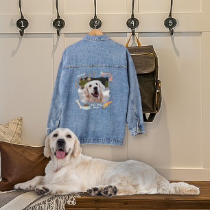 Best Dog Ever Photo Denim Jacket