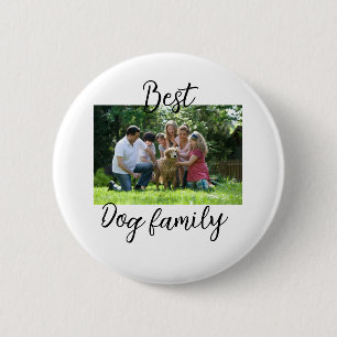 Best dog family mum dad pet animal friend holidayg 6 cm round badge