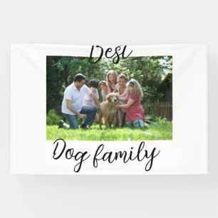 Best dog family mum dad pet animal friend holidayg banner